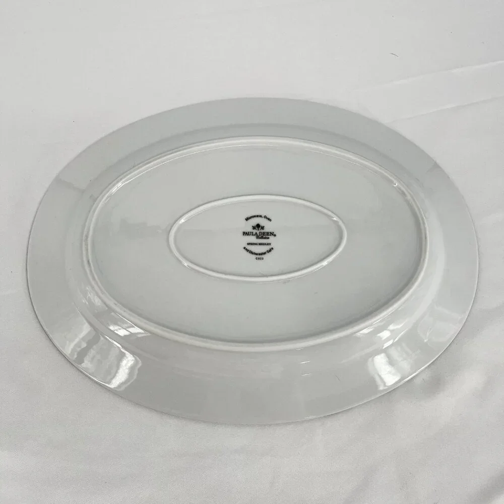 Paula Deen Spring‎ Medley Oval Platter 18